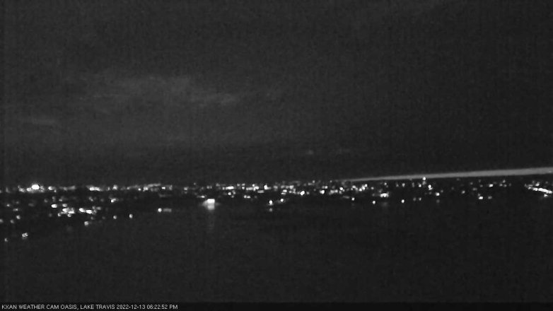 Lake Travis webcam, December 13, 2022 6:25 PM CT