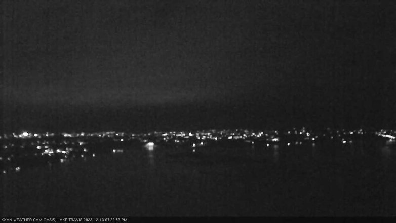 Lake Travis webcam, December 13, 2022 7:25 PM CT