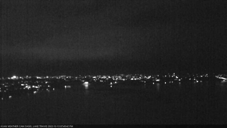 Lake Travis webcam, December 13, 2022 7:45 PM CT