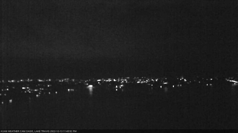 Lake Travis webcam, December 13, 2022 11:45 PM CT