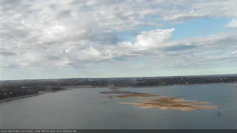 Lake Travis webcam, December 14, 2022 9:45 AM CT