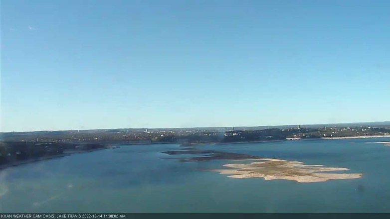Lake Travis webcam, December 14, 2022 11:00 AM CT
