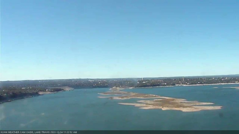 Lake Travis webcam, December 14, 2022 11:25 AM CT