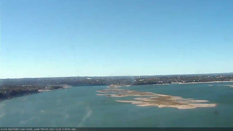 Lake Travis webcam, December 14, 2022 12:00 PM CT