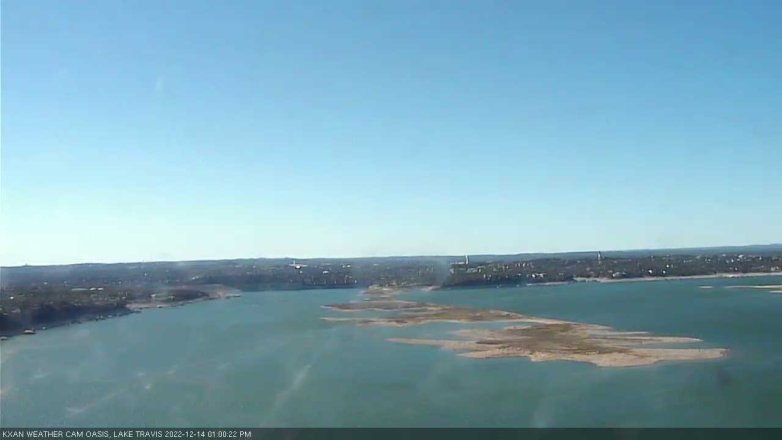 Lake Travis webcam, December 14, 2022 1:00 PM CT