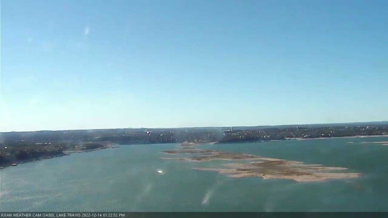 Lake Travis webcam, December 14, 2022 1:25 PM CT