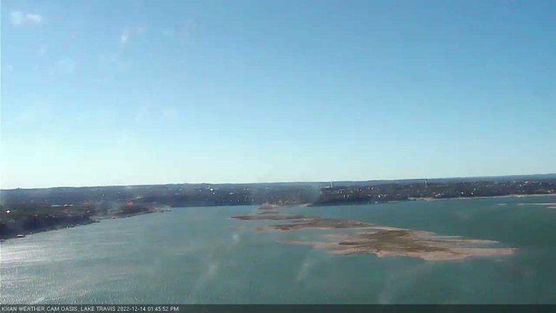 Lake Travis webcam, December 14, 2022 1:45 PM CT