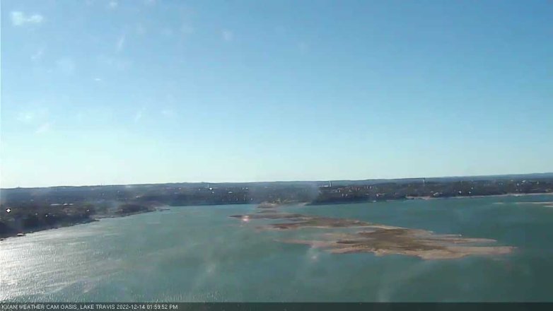 Lake Travis webcam, December 14, 2022 2:00 PM CT