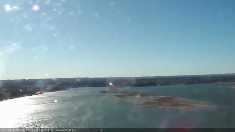 Lake Travis webcam, December 14, 2022 2:45 PM CT