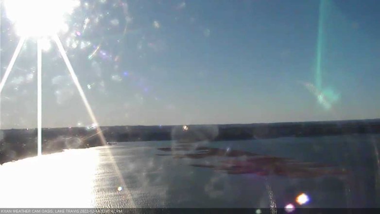Lake Travis webcam, December 14, 2022 3:45 PM CT