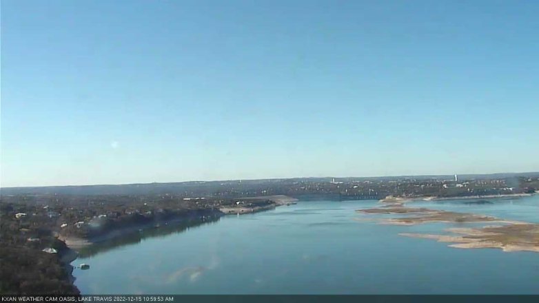 Lake Travis webcam, December 15, 2022 11:00 AM CT