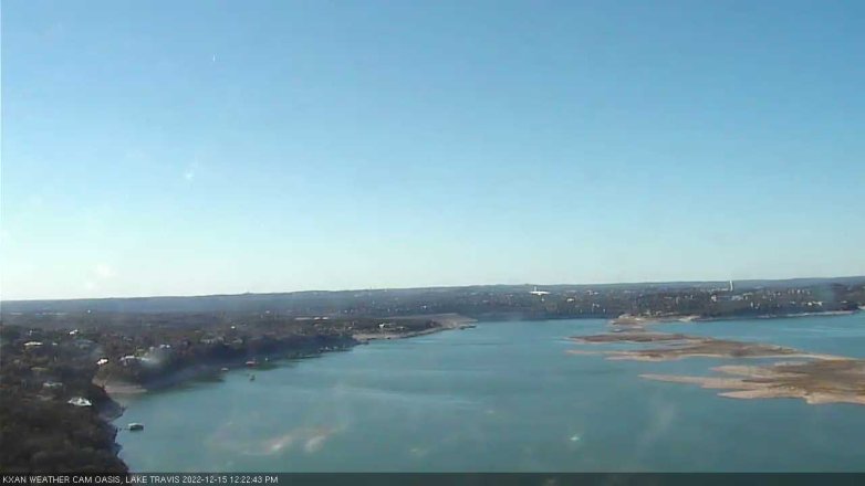 Lake Travis webcam, December 15, 2022 12:25 PM CT