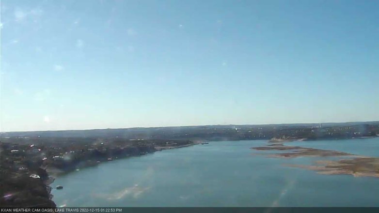 Lake Travis webcam, December 15, 2022 1:25 PM CT