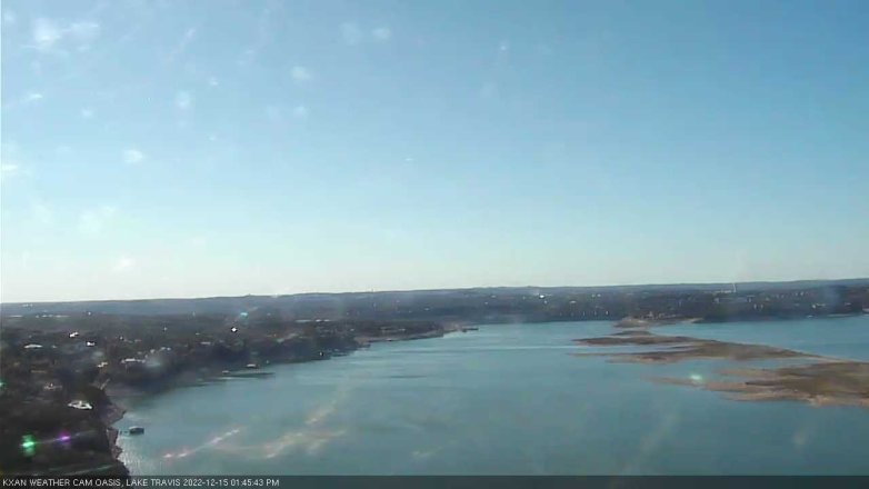 Lake Travis webcam, December 15, 2022 1:45 PM CT