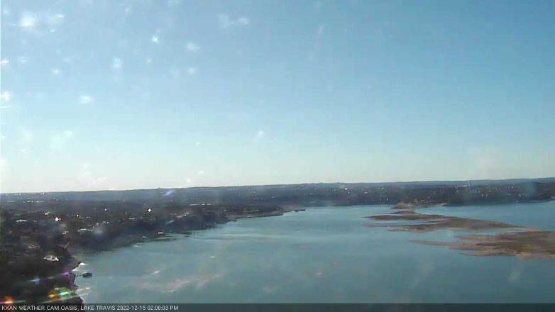 Lake Travis webcam, December 15, 2022 2:00 PM CT