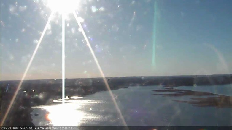 Lake Travis webcam, December 15, 2022 3:25 PM CT