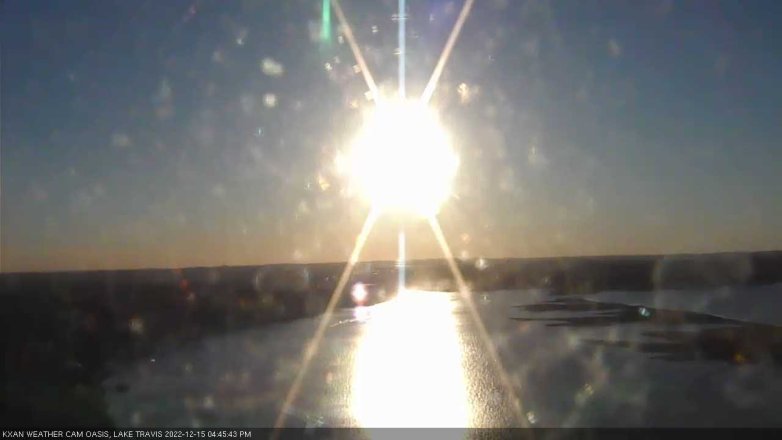 Lake Travis webcam, December 15, 2022 4:45 PM CT
