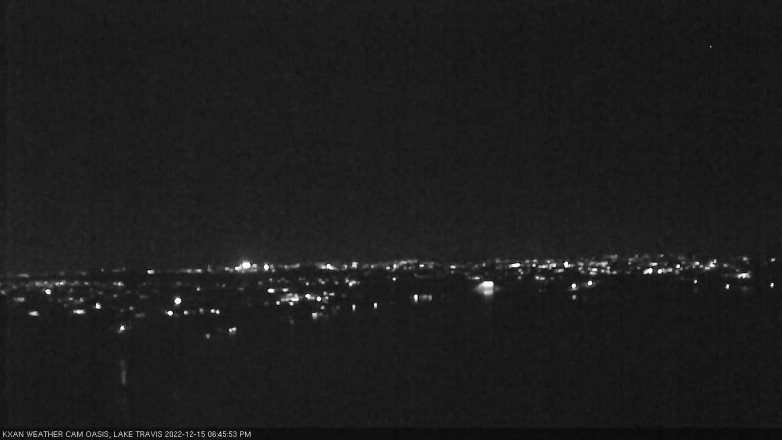 Lake Travis webcam, December 15, 2022 6:45 PM CT