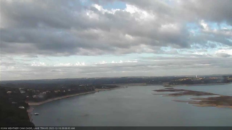 Lake Travis webcam, December 16, 2022 9:00 AM CT