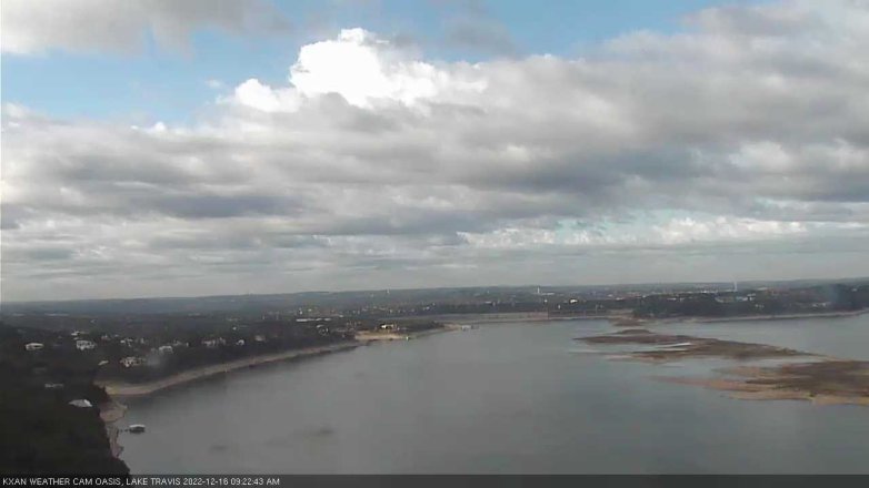 Lake Travis webcam, December 16, 2022 9:25 AM CT