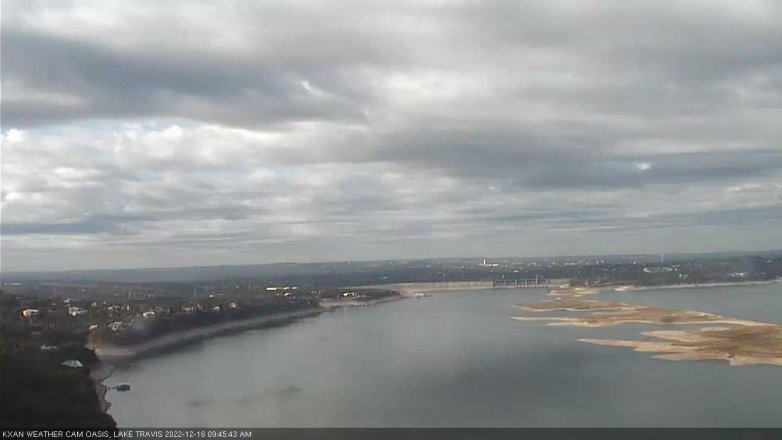 Lake Travis webcam, December 16, 2022 9:45 AM CT