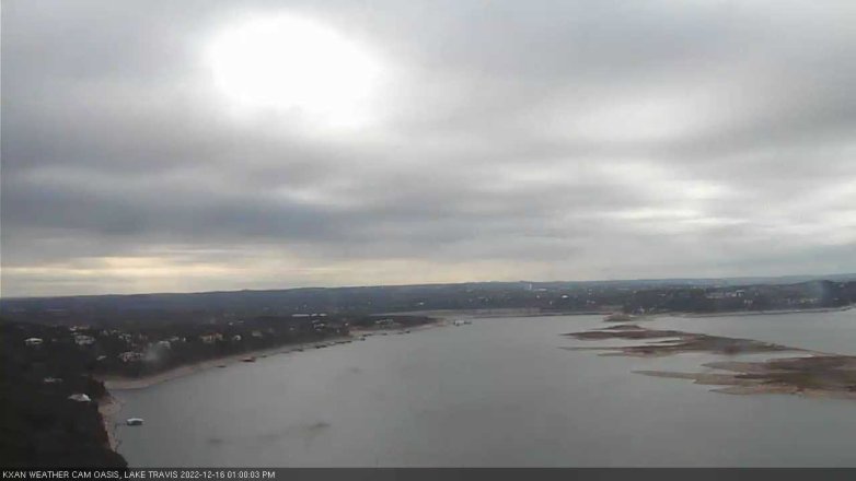 Lake Travis webcam, December 16, 2022 1:00 PM CT