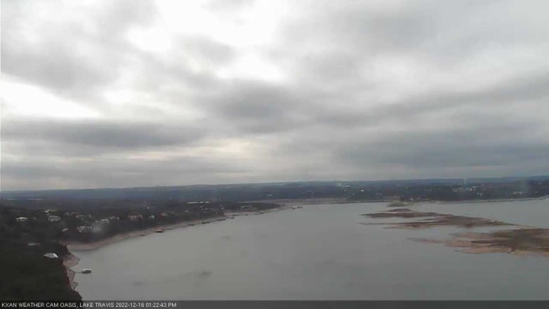 Lake Travis webcam, December 16, 2022 1:25 PM CT