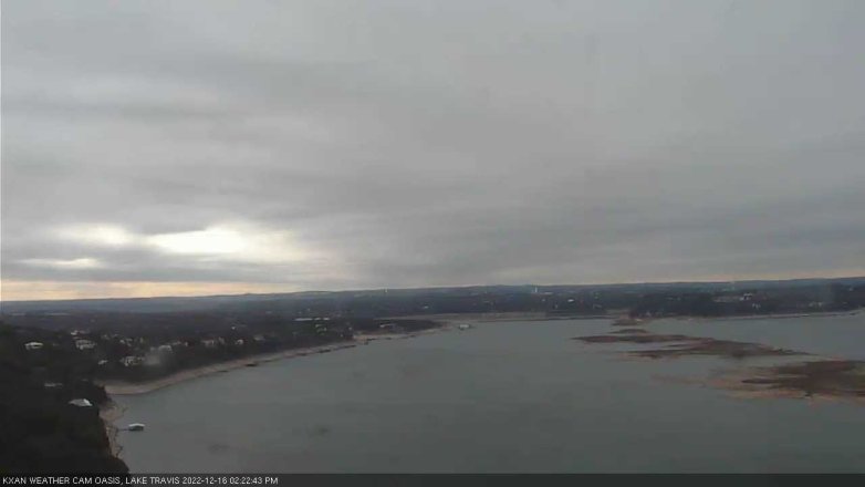 Lake Travis webcam, December 16, 2022 2:25 PM CT