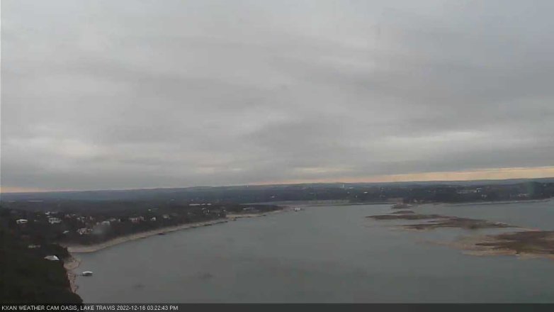 Lake Travis webcam, December 16, 2022 3:25 PM CT