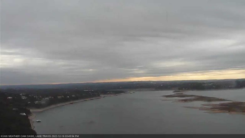 Lake Travis webcam, December 16, 2022 3:45 PM CT
