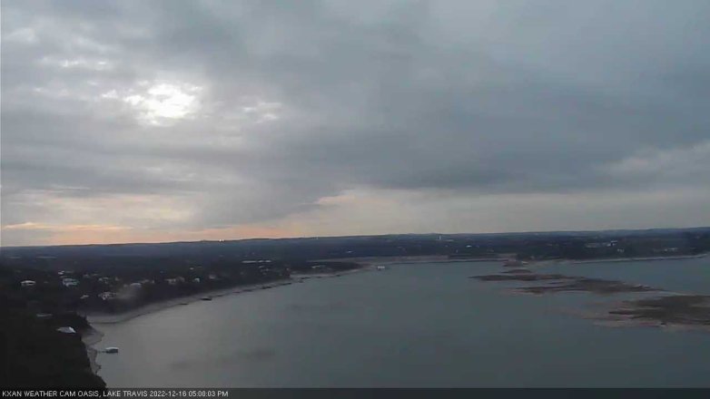 Lake Travis webcam, December 16, 2022 5:00 PM CT