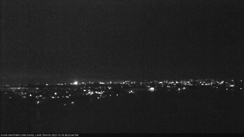 Lake Travis webcam, December 16, 2022 6:25 PM CT