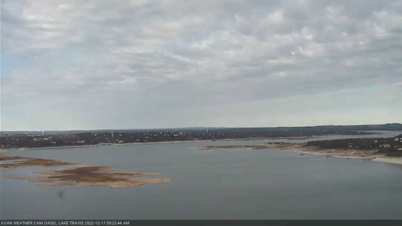 Lake Travis webcam, December 17, 2022 9:25 AM CT