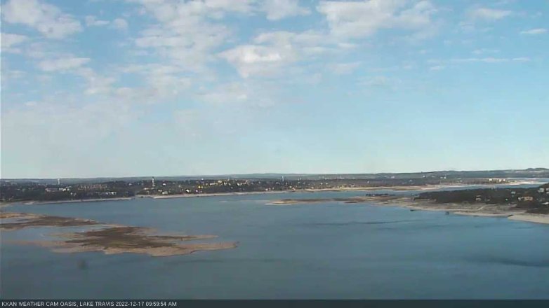 Lake Travis webcam, December 17, 2022 10:00 AM CT