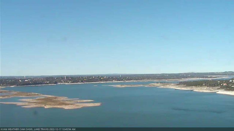 Lake Travis webcam, December 17, 2022 10:45 AM CT