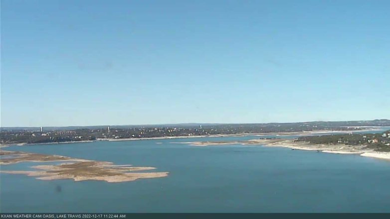 Lake Travis webcam, December 17, 2022 11:25 AM CT