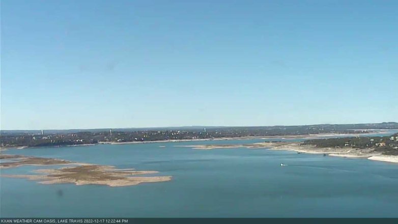 Lake Travis webcam, December 17, 2022 12:25 PM CT