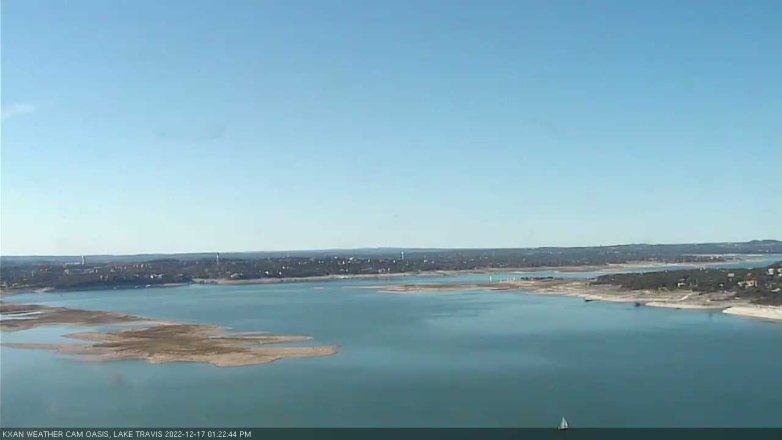 Lake Travis webcam, December 17, 2022 1:25 PM CT