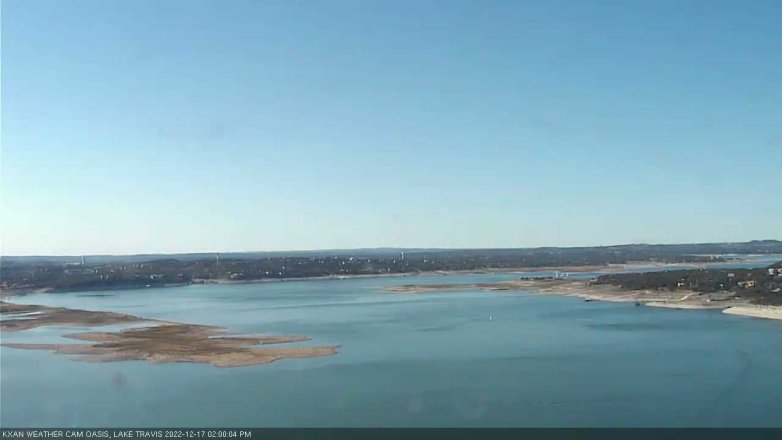 Lake Travis webcam, December 17, 2022 2:00 PM CT