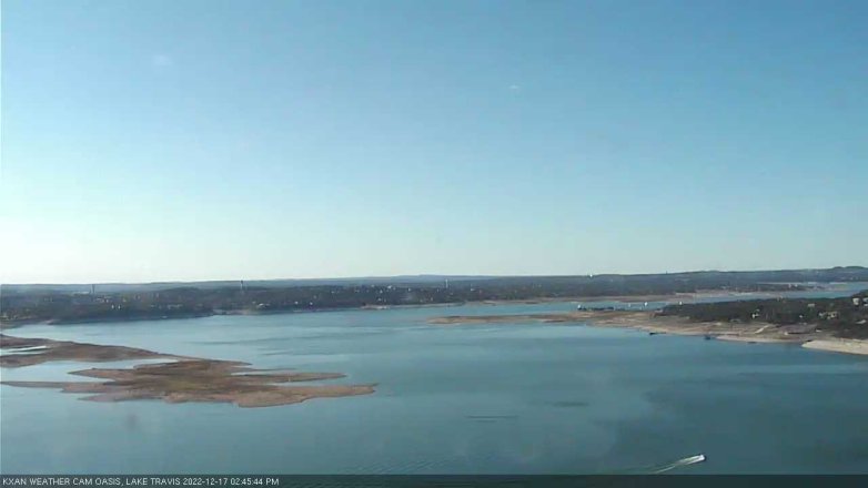 Lake Travis webcam, December 17, 2022 2:45 PM CT