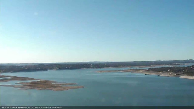Lake Travis webcam, December 17, 2022 3:00 PM CT