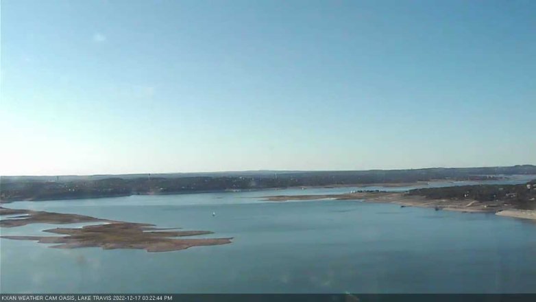 Lake Travis webcam, December 17, 2022 3:25 PM CT