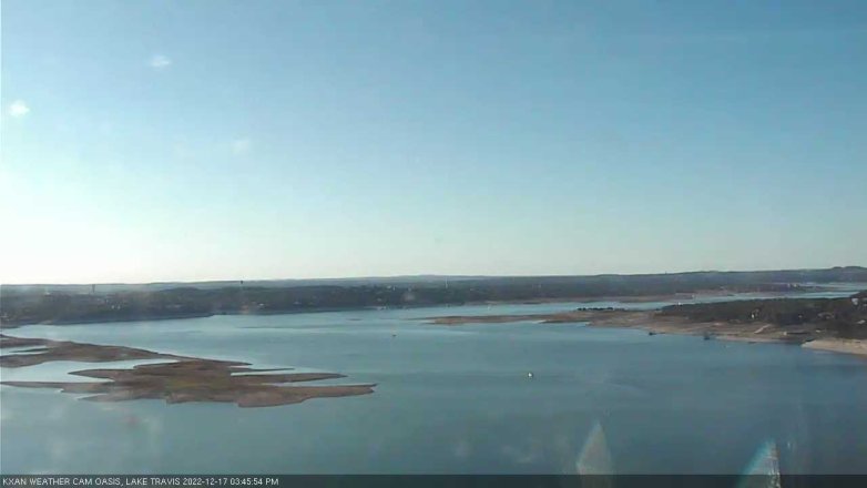 Lake Travis webcam, December 17, 2022 3:45 PM CT