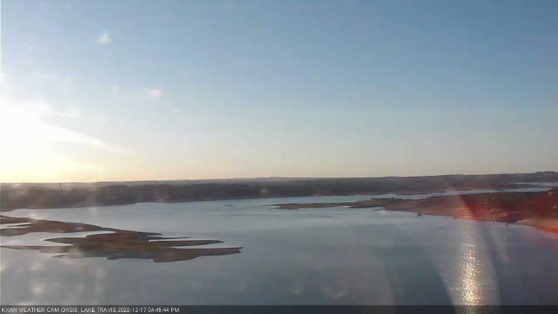 Lake Travis webcam, December 17, 2022 4:45 PM CT