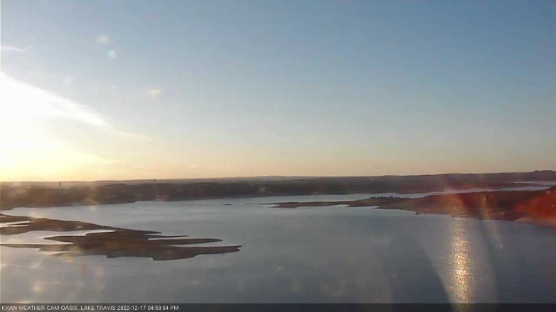 Lake Travis webcam, December 17, 2022 5:00 PM CT