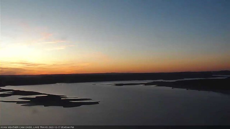 Lake Travis webcam, December 17, 2022 5:45 PM CT