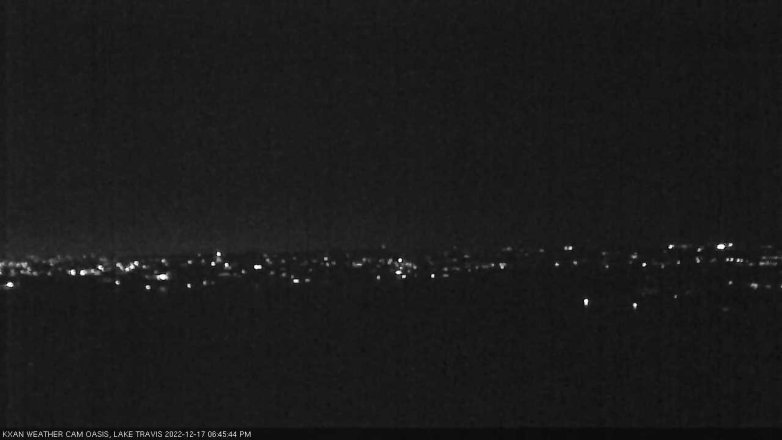 Lake Travis webcam, December 17, 2022 6:45 PM CT