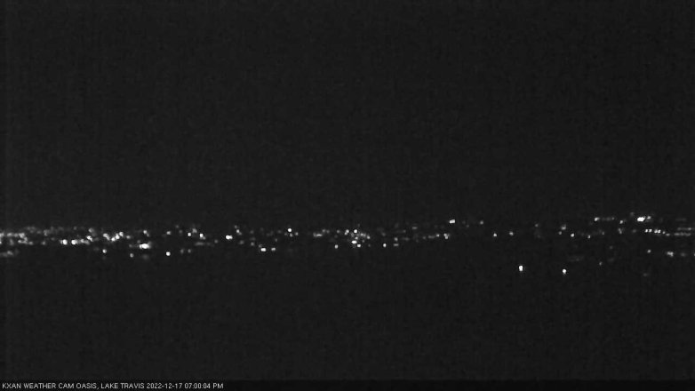 Lake Travis webcam, December 17, 2022 7:00 PM CT
