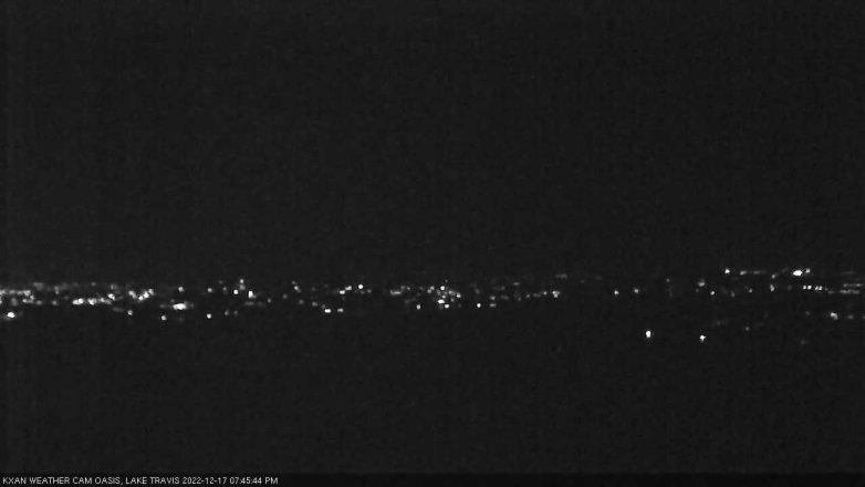Lake Travis webcam, December 17, 2022 7:45 PM CT
