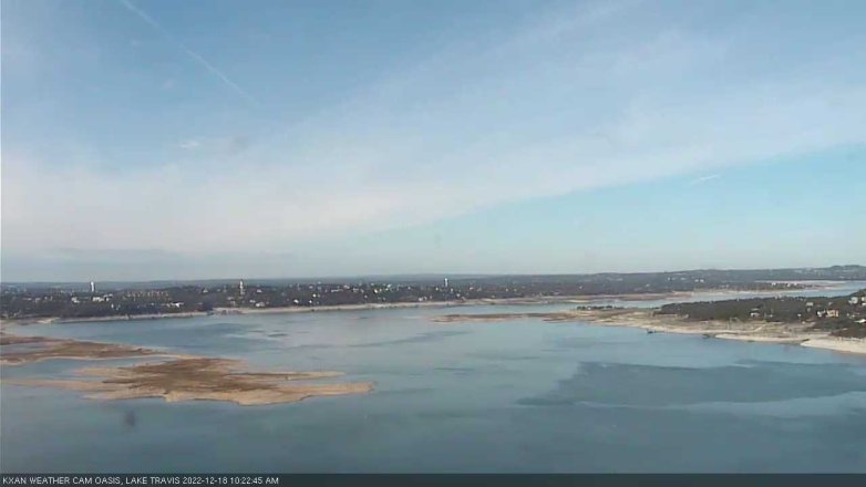 Lake Travis webcam, December 18, 2022 10:25 AM CT